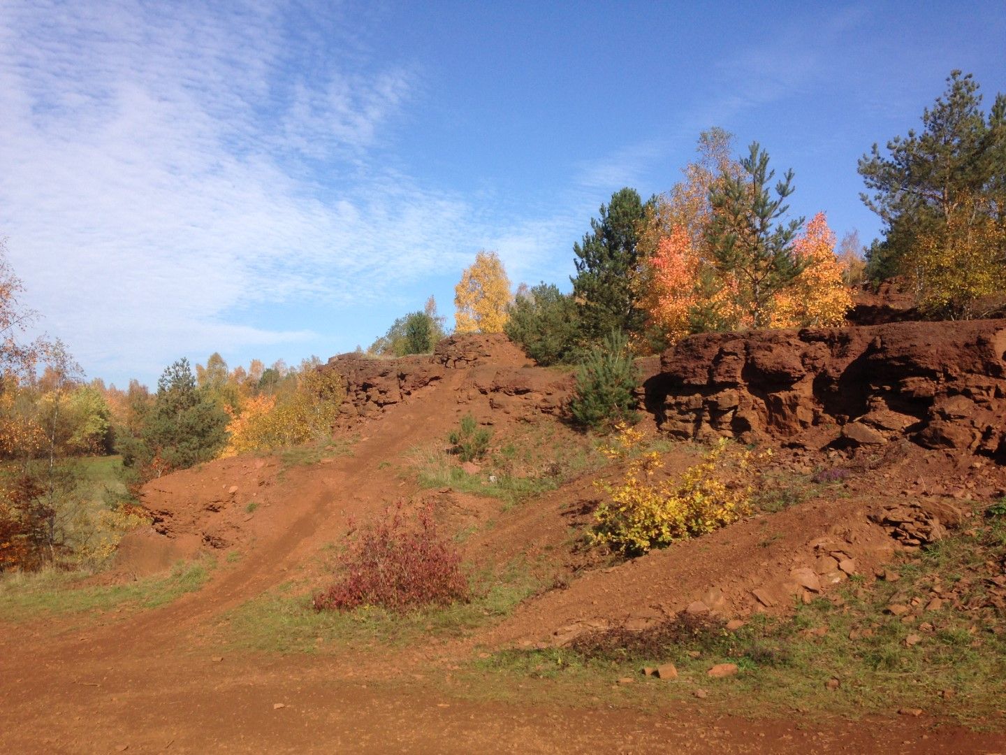 Das Naturschutzgebiet Lalléngerbierg im Herbst